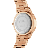 Daniel Wellington Iconic Link Pink Dial Rose Gold Steel Strap Watch For Women - DW00100335 Authentic Buy Shop Now