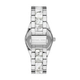 Michael Kors Channing Quartz White Dial Two Tone Steel Strap Watch For Women - MK6649 Authentic Buy Shop Now