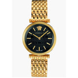Versace V-Twist Black Dial Gold Mesh Bracelet Watch for Women - VELS00819 Authentic Buy Shop Now