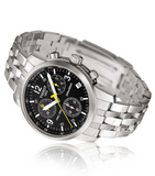 Tissot T Sport PRC200 Chronograph Black Dial Silver Steel Strap Watch for Men - T17.1.586.52 Authentic Buy Shop Now
