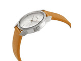 Calvin Klein City Silver Dial Orange Leather Strap Watch for Women - K2G231G6 Authentic Buy Shop Now