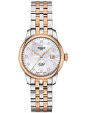 Tissot Le Locle Automatic Lady Mother of Pearl Dial Two Tone Steel Strap Watch For Women - T006.207.22.116.00 Authentic Buy Shop Now