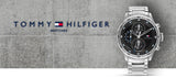 Tommy Hilfiger Trent Quartz Black Dial Silver Steel Strap Watch For Men - 1791805 Authentic Buy Shop Now
