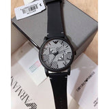 Emporio Armani Luigi Quartz White Dial Black Rubber Strap Watch For Men - AR11136 Authentic Buy Shop Now