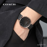 Coach Charles Black Ion Dial Black Mesh Bracelet Watch for Men - 14602470 Authentic Buy Shop Now