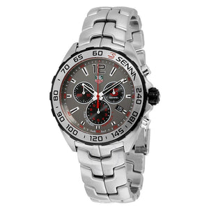 Tag Heuer Formula 1 Special Edition Chronograph Grey Dial Silver Steel Strap Watch for Men - CAZ1012.BA0883 Authentic Buy Shop Now
