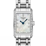 Longines Dolcevita Diamonds Mother of Pearl Dial Silver Steel Strap Watch for Women - L5.258.0.87.6 Authentic Buy Shop Now