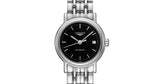 Longines Presence 25.5mm Automatic Black Dial Silver Steel Strap Watch for Women - L4.321.4.52.6 Authentic Buy Shop Now