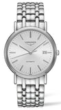 Longines Presence 38.5mm Automatic Silver Dial Silver Mesh Bracelet Watch for Men - L4.921.4.72.6 Authentic Buy Shop Now