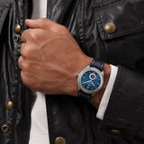 Breitling Premier Automatic 40mm Blue Dial Blue Leather Strap Mens Watch - A37340351C1P2 Authentic Buy Shop Now