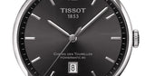 Tissot Chemin Des Tourelles Powermatic 80 Black Dial Black Leather Strap Watch For Men - T099.407.16.447.00 Authentic Buy Shop Now
