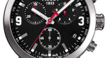 Tissot PRC 200 Chronograph Black Dial Black Rubber Strap Watch for Men - T114.417.17.057.00 Authentic Buy Shop Now