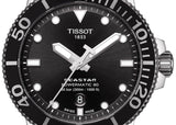 Tissot Seastar 1000 Powermatic 80 Black Dial Silver Steel Strap Watch For Men - T120.407.11.051.00 Authentic Buy Shop Now