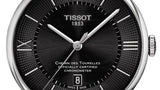 Tissot T Classic Chemin Des Tourelles Chronometer Black Dial Silver Steel Strap Watch For Men - T099.408.11.058.00 Authentic Buy Shop Now