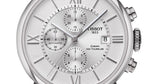 Tissot Chemin des Tourelles Automatic Chronograph White Dial Silver Steel Strap Watch for Men - T099.427.11.038.00 Authentic Buy Shop Now