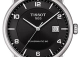 Tissot Luxury Powermatic 80 Black Dial Black Leather Strap Watch For Men - T086.407.16.057.00 Authentic Buy Shop Now