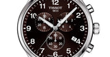 Tissot T Sport Chrono XL Classic Brown Dial Brown Leather Strap Watch For Men - T116.617.16.297.00 Authentic Buy Shop Now