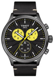 Tissot Chrono XL Tour De France Special Edition Black Dial Black Leather Strap Watch for Men - T116.617.36.051.11 Authentic Buy Shop Now