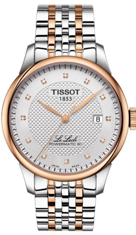 Tissot Le Locle Automatic Cosc Silver Dial Two Tone Steel Strap Watch For Men - T006.407.22.036.00 Authentic Buy Shop Now