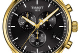 Tissot Chrono XL Classic Black Dial Gold Steel Strap Watch for Men - T116.617.33.051.00 Authentic Buy Shop Now