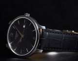 Tissot T Classic Tradition Black Dial Black Leather Strap Watch For Men - T063.610.16.057.00 Authentic Buy Shop Now