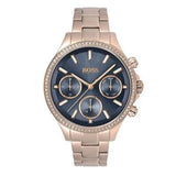 Hugo Boss Hera Blue Dial Gold Steel Strap Watch for Women - 1502566 Authentic Buy Shop Now