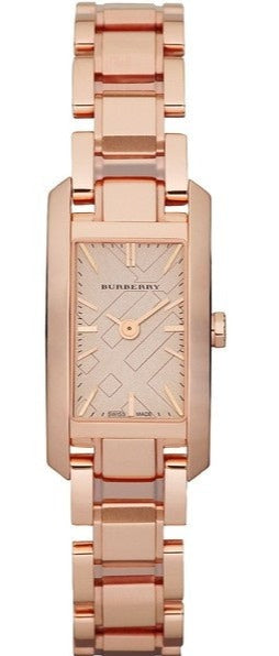 Burberry Heritage Rose Gold Dial Rose Gold Steel Strap Watch For Women - BU9602 Authentic Buy Shop Now