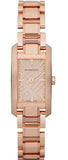 Burberry Heritage Rose Gold Dial Rose Gold Steel Strap Watch For Women - BU9602 Authentic Buy Shop Now