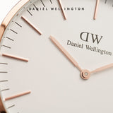 Daniel Wellington Classic South Hampton White Dial Two Tone Nylon Strap Watch For Women - DW00100034 Authentic Buy Shop Now