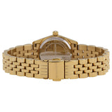 Michael Kors Lexington Quartz Orange Dial Gold Steel Strap Watch For Women - MK3284 Authentic Buy Shop Now