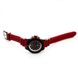 Emporio Armani Sportivo Quartz Black Dial Red Rubber Strap Watch For Men - AR6101 Authentic Buy Shop Now