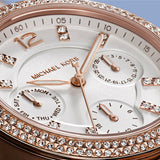 Michael Kors Sofie Chronograph Quartz White Dial Two Tone Steel Strap Watch For Women - MK6558 Authentic Buy Shop Now