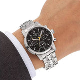 Tissot T Sport PRC200 Chronograph Black Dial Silver Steel Strap Watch for Men - T17.1.586.52 Authentic Buy Shop Now
