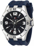 Tommy Hilfiger Drew Black Dial Black Rubber Strap Watch for Men - 1791062 Authentic Buy Shop Now