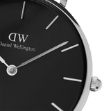 Daniel Wellington Classic Petite St Mawes Black Dial Brown Leather Strap Watch For Women - DW00100237 Authentic Buy Shop Now