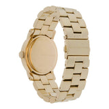 Marc Jacobs Amy Blue Dial Gold Steel Strap Watch for Women - MBM3220 Authentic Buy Shop Now