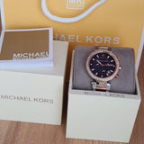 Michael Kors Parker Blue Dial Two Tone Steel Strap Watch for Women - MK6141 Authentic Buy Shop Now