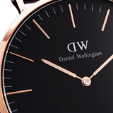 Daniel Wellington Classic Cornwall Black Dial Black Nylon Strap Watch For Women - DW00100148 Authentic Buy Shop Now