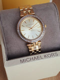Michael Kors Darci White Dial Two Tone Steel Strap Watch for Women - MK3323 Authentic Buy Shop Now