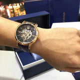 Maserati Epoca Automatic Skeleton Mechanical Black Watch For Men - R8821118001 Authentic Buy Shop Now