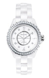 Chanel J12 Diamonds Quartz White Dial White Steel Strap Watch for Women - J12 H2572 Authentic Buy Shop Now