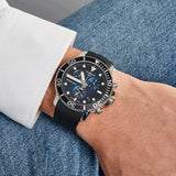 Tissot Seastar 1000 Powermatic 80 Blue Dial Black Rubber Strap Watch For Men - T120.407.17.041.00 Authentic Buy Shop Now