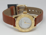Marc Jacobs Mini Blade White Dial Brown Leather Strap Watch for Women - MBM1219 Authentic Buy Shop Now