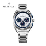 Maserati Trimarano Chronograph Silver Dial Silver Stainless Steel Strap Watch For Men - R8873632001 Authentic Buy Shop Now