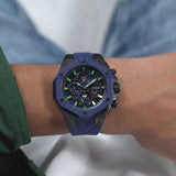 Guess Formula Multifunction Blue Dial Blue Silicone Strap Watch For Men - GW0579G3 Authentic Buy Shop Now