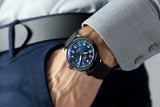 IWC Pilot’s Watch Mark XVIII Edition “Laureus Sport for Good Foundation" Blue Dial Black Nylon Strap Watch for Men - IW324703 Authentic Buy Shop Now