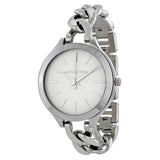 Michael Kors Slim Runway Silver Dial Silver Steel Strap Watch for Women - MK3279 Authentic Buy Shop Now