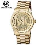Michael Kors Runway Gold Dial Gold Steel Strap Watch for Women - MK5706 Authentic Buy Shop Now