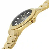 Michael Kors Everest Three-Hand Black Dial Gold Steel Strap Watch For Men - MK9078 Authentic Buy Shop Now