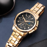 Maserati Successo Black Dial Gold Stainless Steel Watch For Men - R8873645002 Authentic Buy Shop Now
